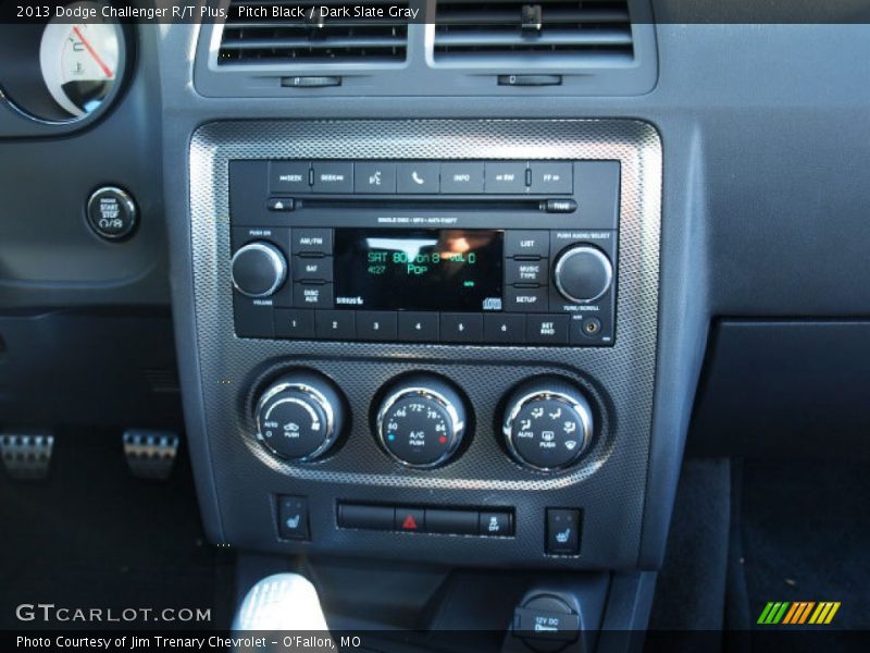 Pitch Black / Dark Slate Gray 2013 Dodge Challenger R/T Plus