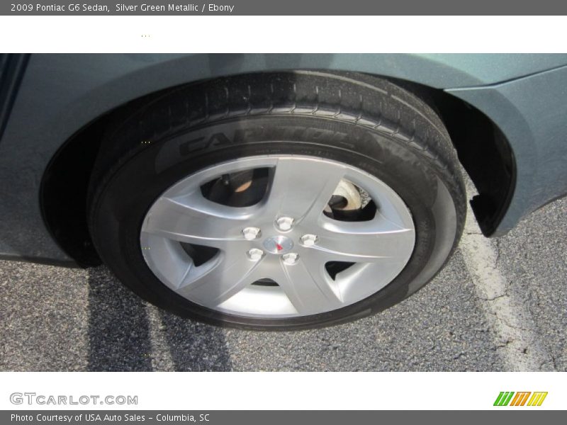 Silver Green Metallic / Ebony 2009 Pontiac G6 Sedan
