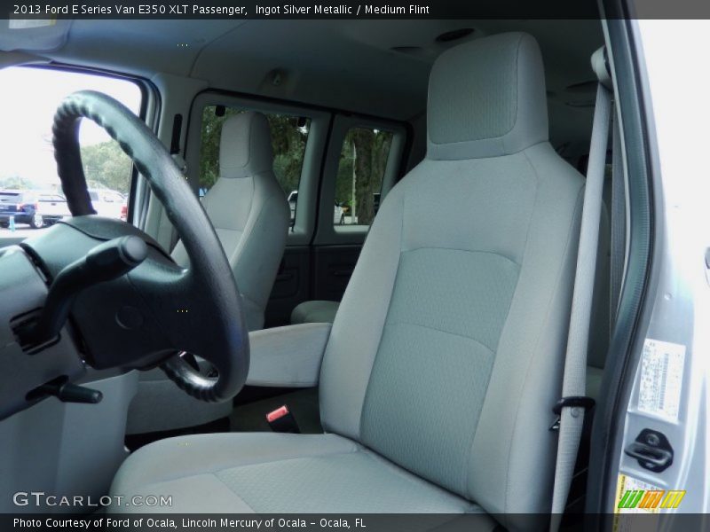 Ingot Silver Metallic / Medium Flint 2013 Ford E Series Van E350 XLT Passenger