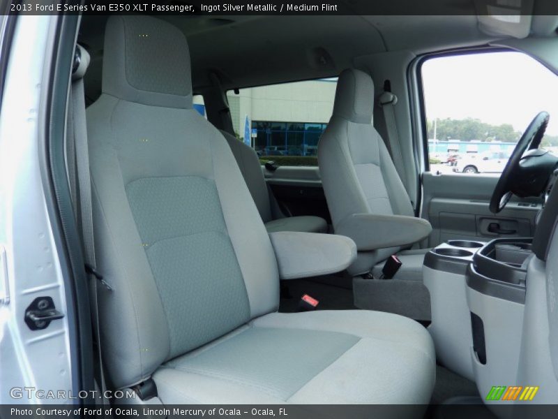 Ingot Silver Metallic / Medium Flint 2013 Ford E Series Van E350 XLT Passenger