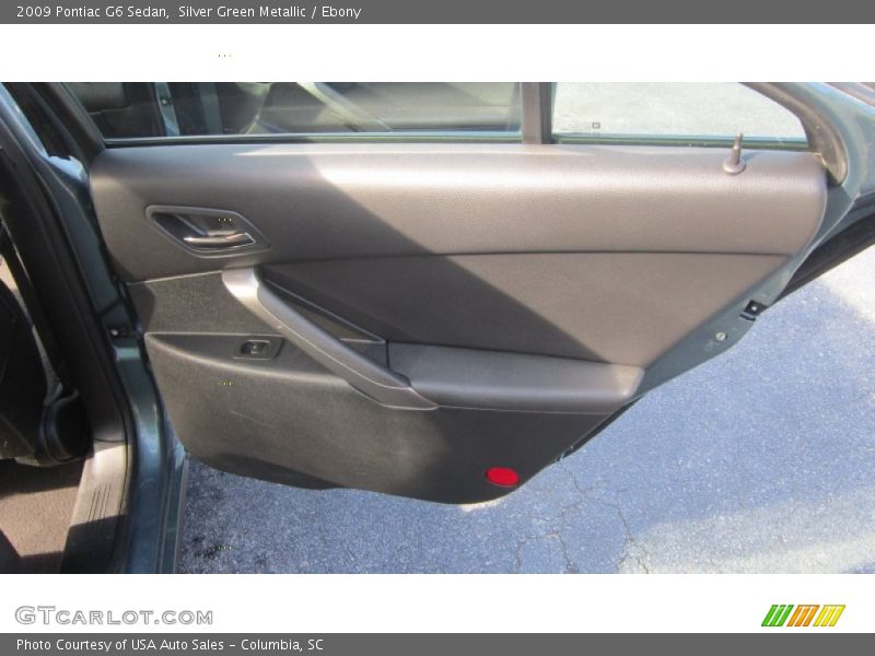 Silver Green Metallic / Ebony 2009 Pontiac G6 Sedan