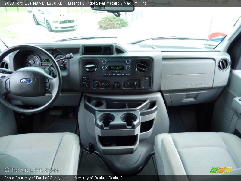 Ingot Silver Metallic / Medium Flint 2013 Ford E Series Van E350 XLT Passenger