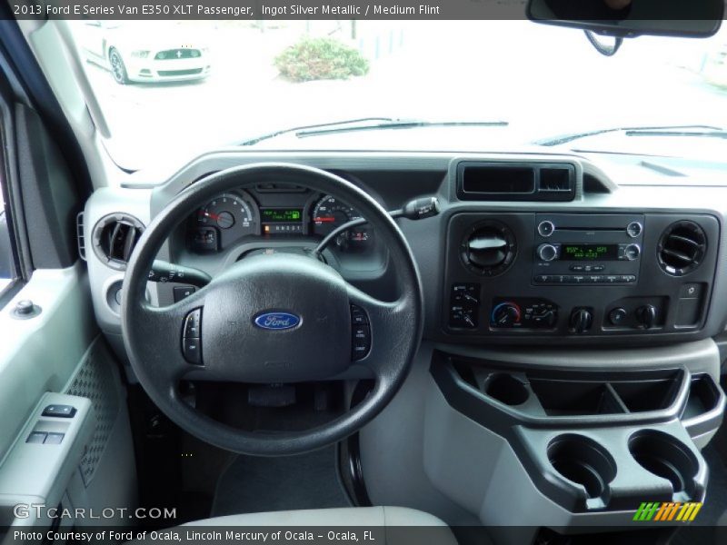 Dashboard of 2013 E Series Van E350 XLT Passenger