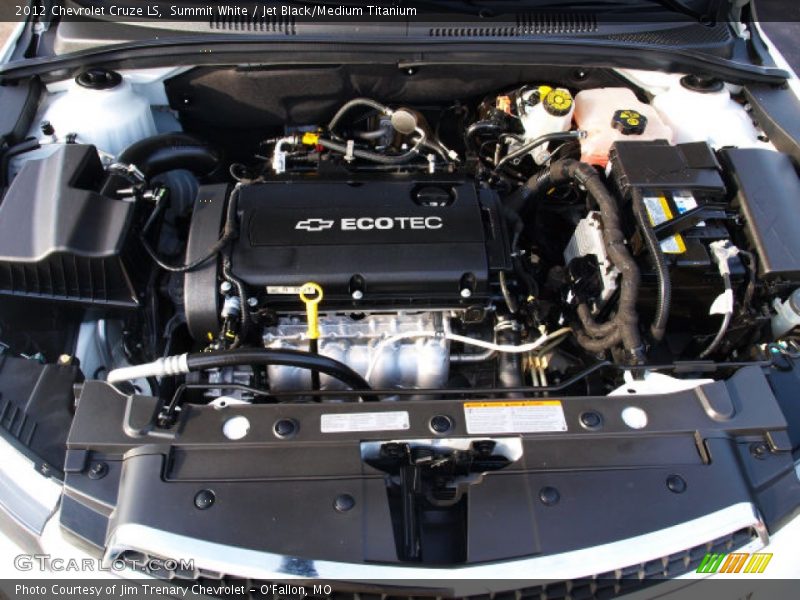 Summit White / Jet Black/Medium Titanium 2012 Chevrolet Cruze LS