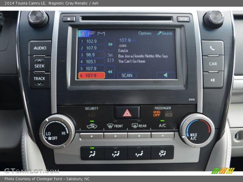 Magnetic Gray Metallic / Ash 2014 Toyota Camry LE