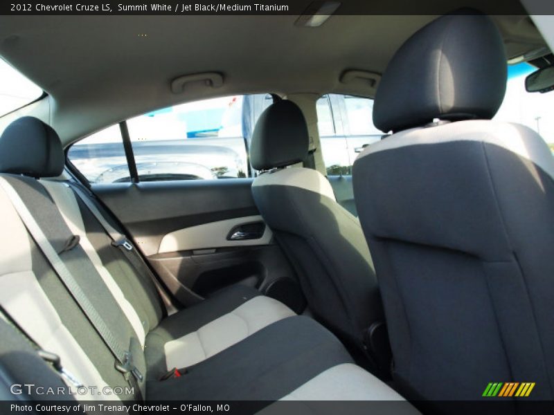 Summit White / Jet Black/Medium Titanium 2012 Chevrolet Cruze LS
