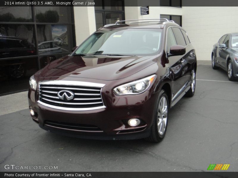 Midnight Garnet / Java 2014 Infiniti QX60 3.5 AWD