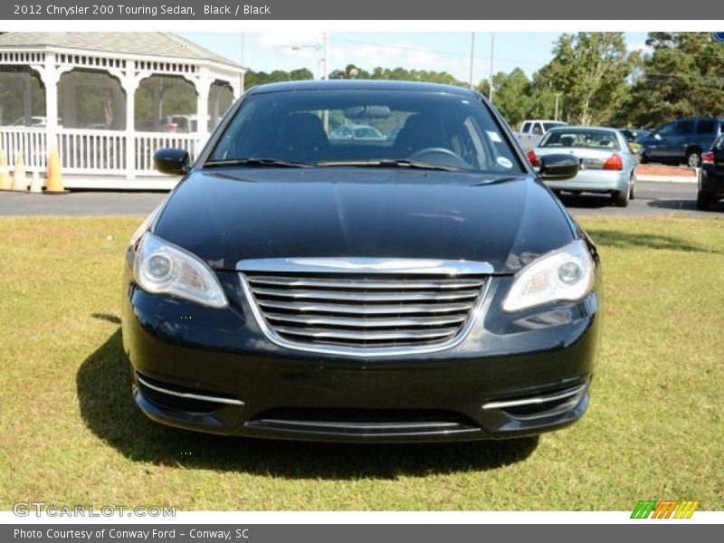 Black / Black 2012 Chrysler 200 Touring Sedan