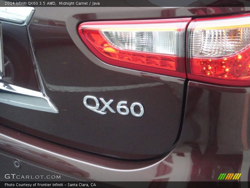 Midnight Garnet / Java 2014 Infiniti QX60 3.5 AWD