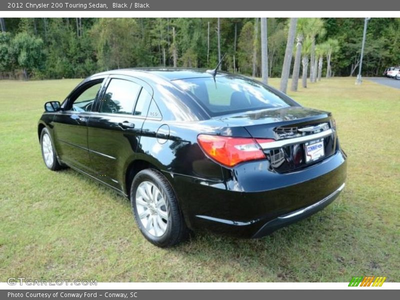 Black / Black 2012 Chrysler 200 Touring Sedan