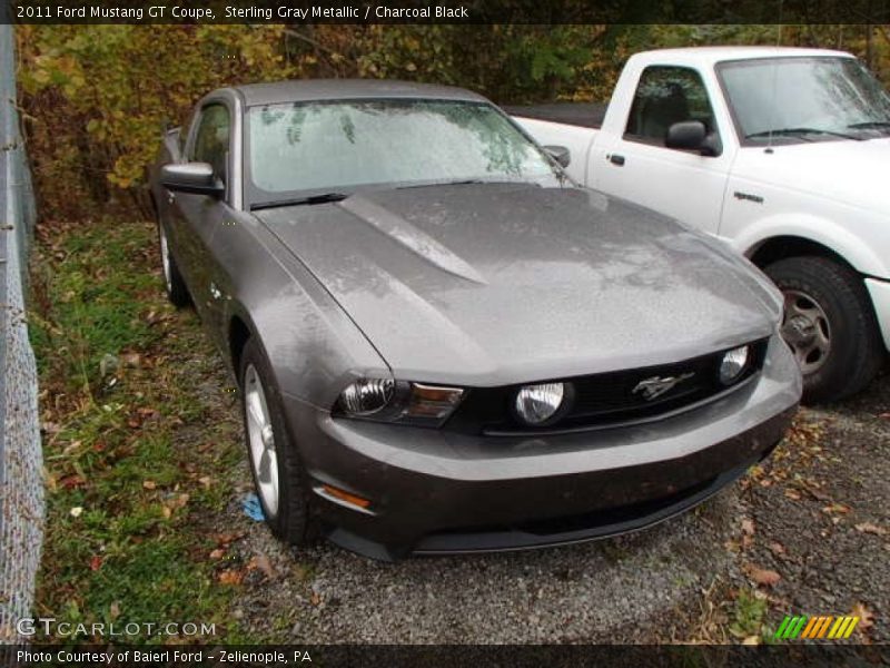 Sterling Gray Metallic / Charcoal Black 2011 Ford Mustang GT Coupe