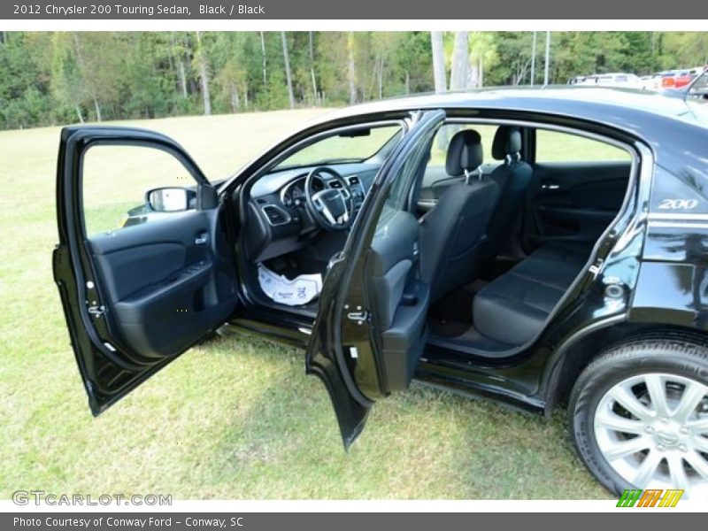 Black / Black 2012 Chrysler 200 Touring Sedan