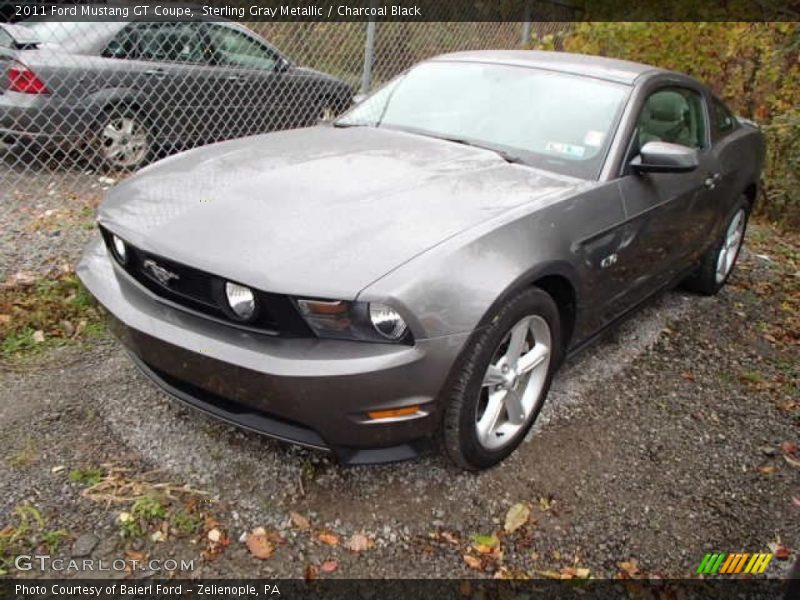 Sterling Gray Metallic / Charcoal Black 2011 Ford Mustang GT Coupe