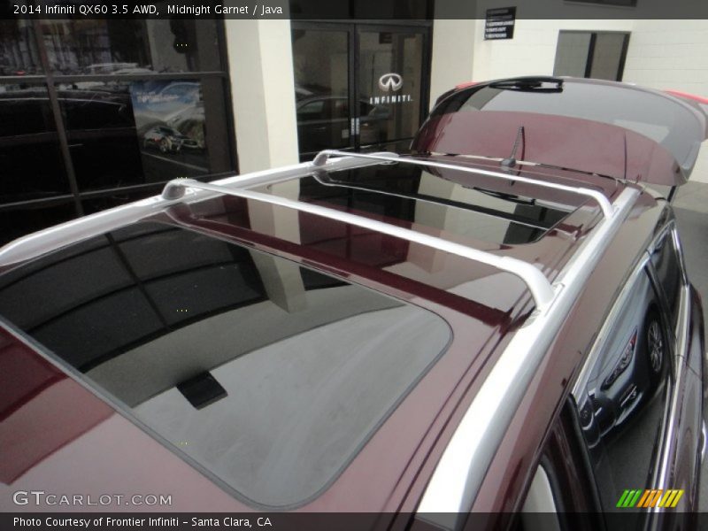 Midnight Garnet / Java 2014 Infiniti QX60 3.5 AWD