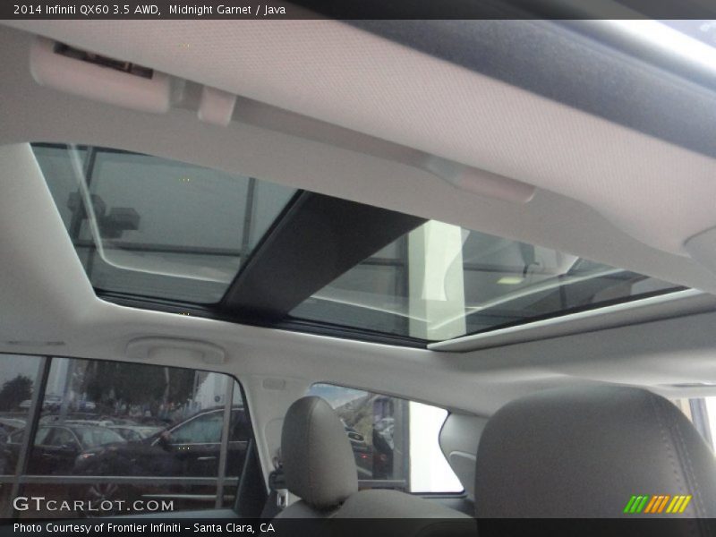 Sunroof of 2014 QX60 3.5 AWD