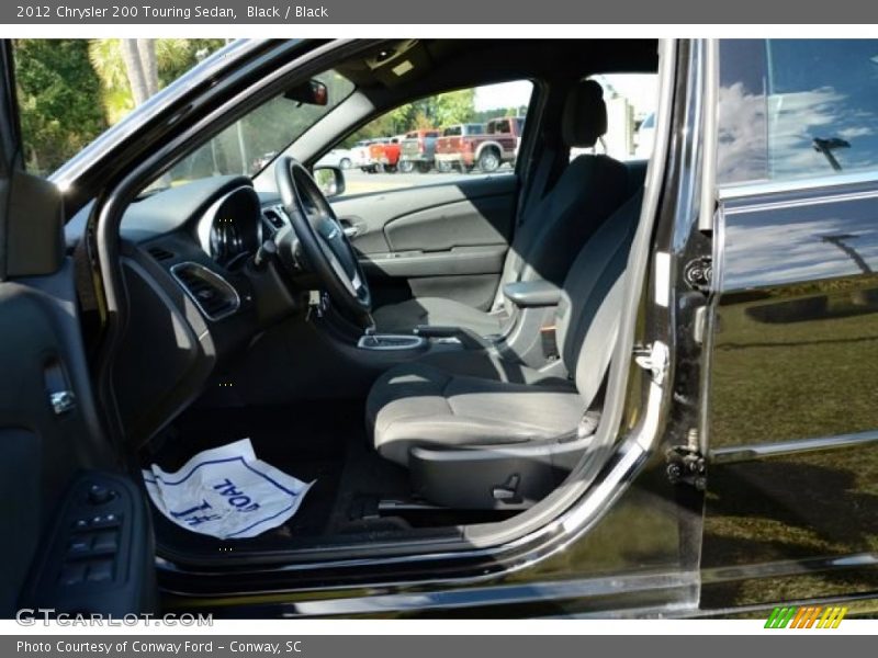 Black / Black 2012 Chrysler 200 Touring Sedan