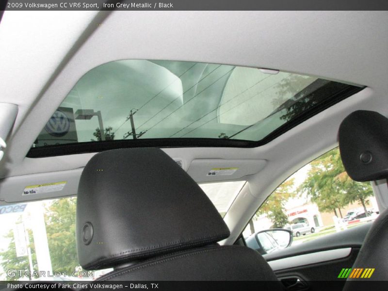Iron Grey Metallic / Black 2009 Volkswagen CC VR6 Sport