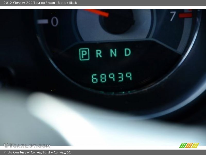 Black / Black 2012 Chrysler 200 Touring Sedan