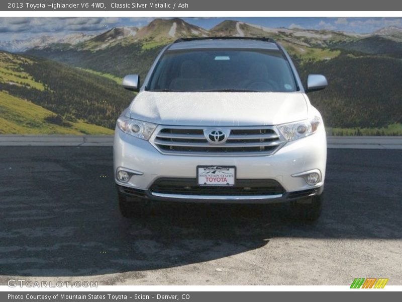 Classic Silver Metallic / Ash 2013 Toyota Highlander V6 4WD