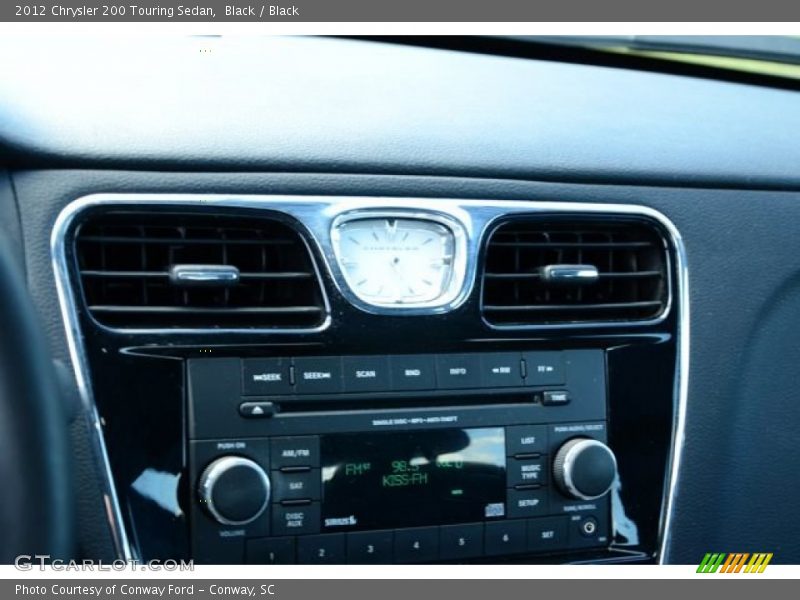 Black / Black 2012 Chrysler 200 Touring Sedan