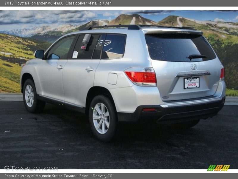 Classic Silver Metallic / Ash 2013 Toyota Highlander V6 4WD