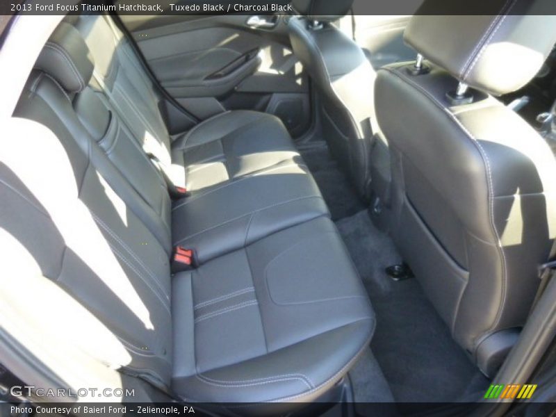 Tuxedo Black / Charcoal Black 2013 Ford Focus Titanium Hatchback