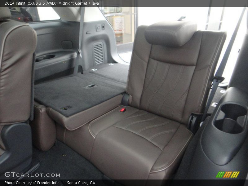 Rear Seat of 2014 QX60 3.5 AWD