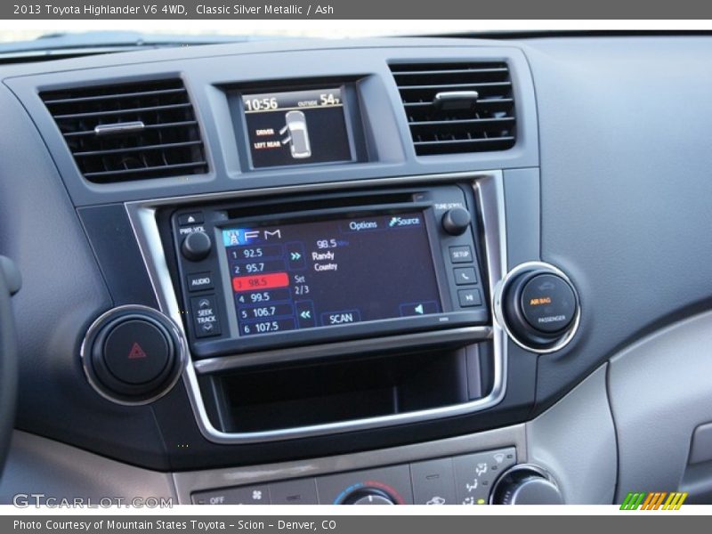 Classic Silver Metallic / Ash 2013 Toyota Highlander V6 4WD