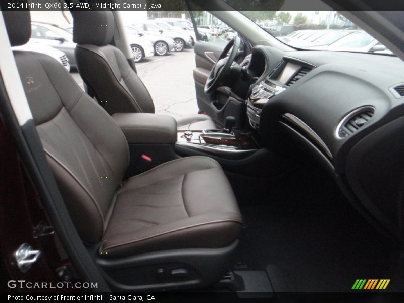 Midnight Garnet / Java 2014 Infiniti QX60 3.5 AWD