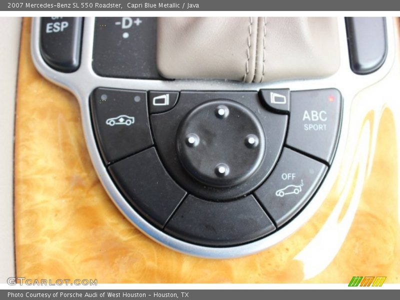 Capri Blue Metallic / Java 2007 Mercedes-Benz SL 550 Roadster