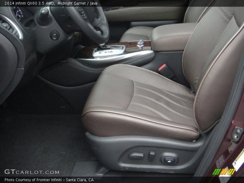 Midnight Garnet / Java 2014 Infiniti QX60 3.5 AWD
