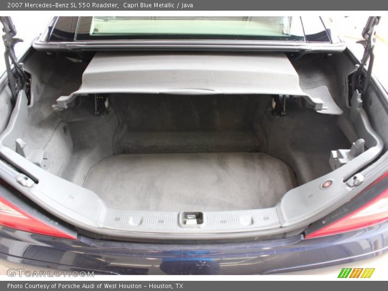 Capri Blue Metallic / Java 2007 Mercedes-Benz SL 550 Roadster