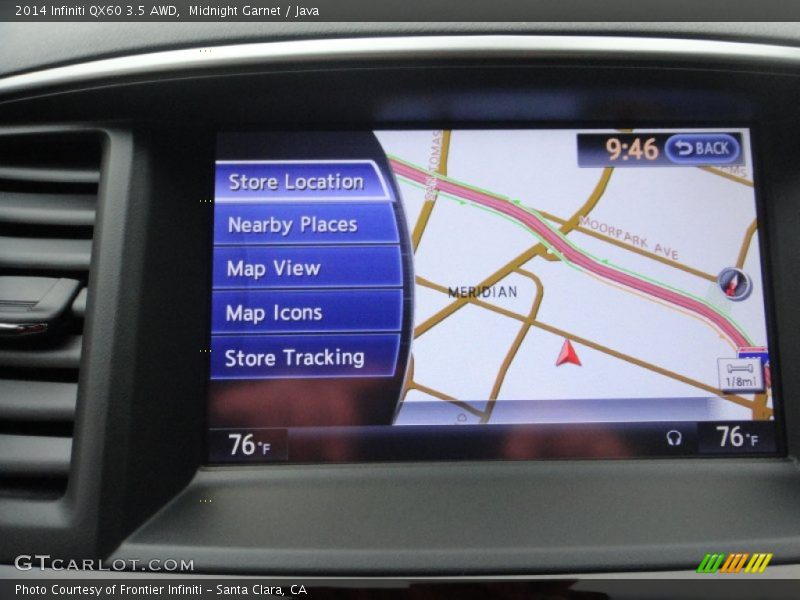 Midnight Garnet / Java 2014 Infiniti QX60 3.5 AWD