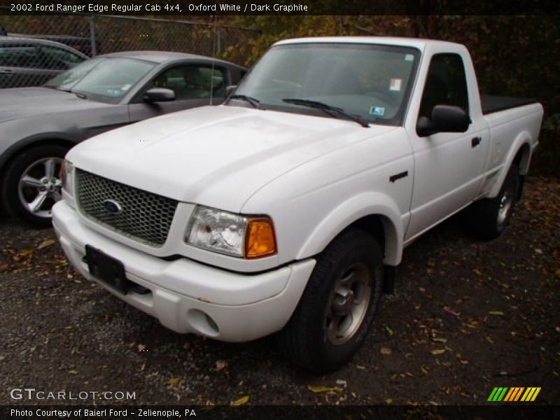 Oxford White / Dark Graphite 2002 Ford Ranger Edge Regular Cab 4x4