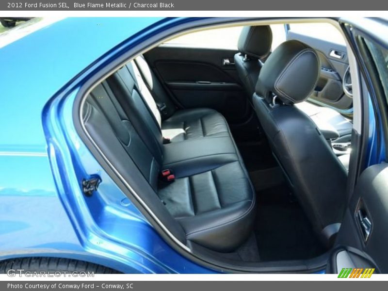 Blue Flame Metallic / Charcoal Black 2012 Ford Fusion SEL