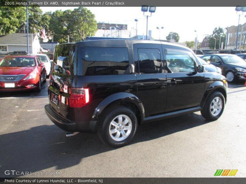 Nighthawk Black Pearl / Gray/Black 2008 Honda Element EX AWD