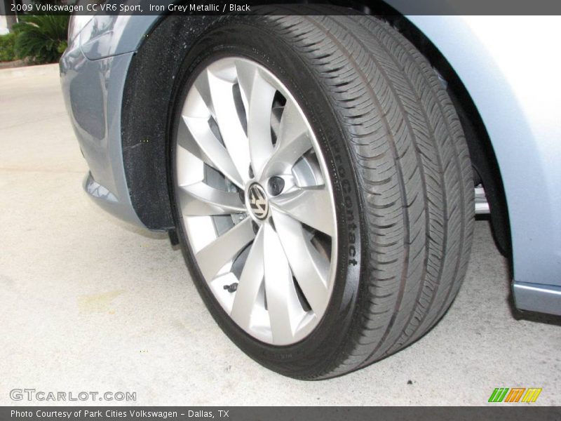 Iron Grey Metallic / Black 2009 Volkswagen CC VR6 Sport