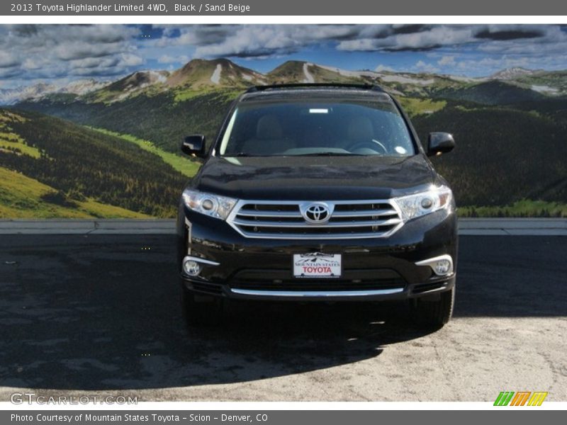 Black / Sand Beige 2013 Toyota Highlander Limited 4WD