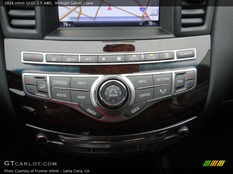 Controls of 2014 QX60 3.5 AWD