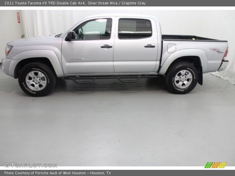 Silver Streak Mica / Graphite Gray 2011 Toyota Tacoma V6 TRD Double Cab 4x4