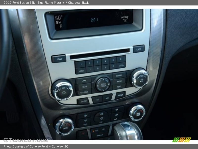 Blue Flame Metallic / Charcoal Black 2012 Ford Fusion SEL