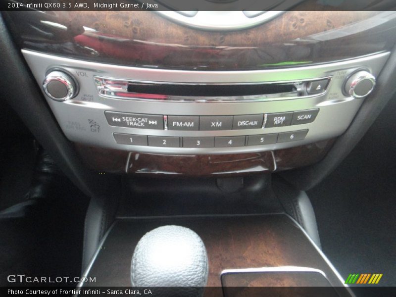 Controls of 2014 QX60 3.5 AWD