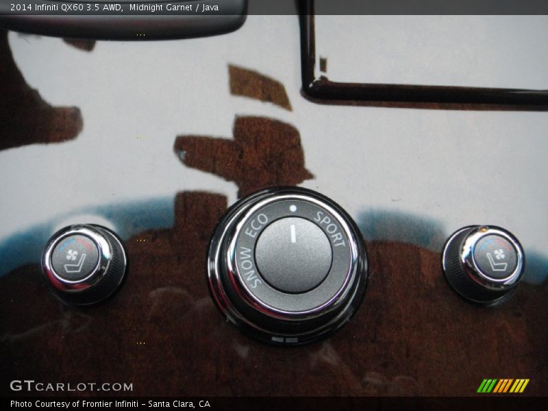 Controls of 2014 QX60 3.5 AWD
