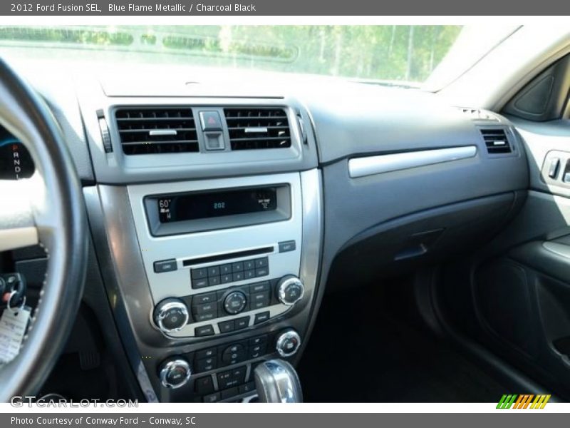 Blue Flame Metallic / Charcoal Black 2012 Ford Fusion SEL