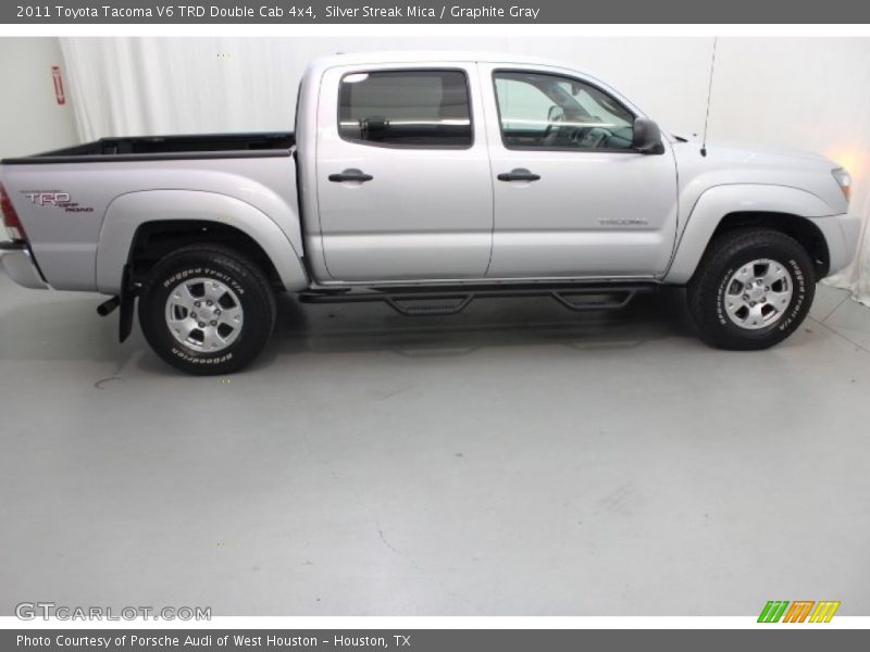 Silver Streak Mica / Graphite Gray 2011 Toyota Tacoma V6 TRD Double Cab 4x4