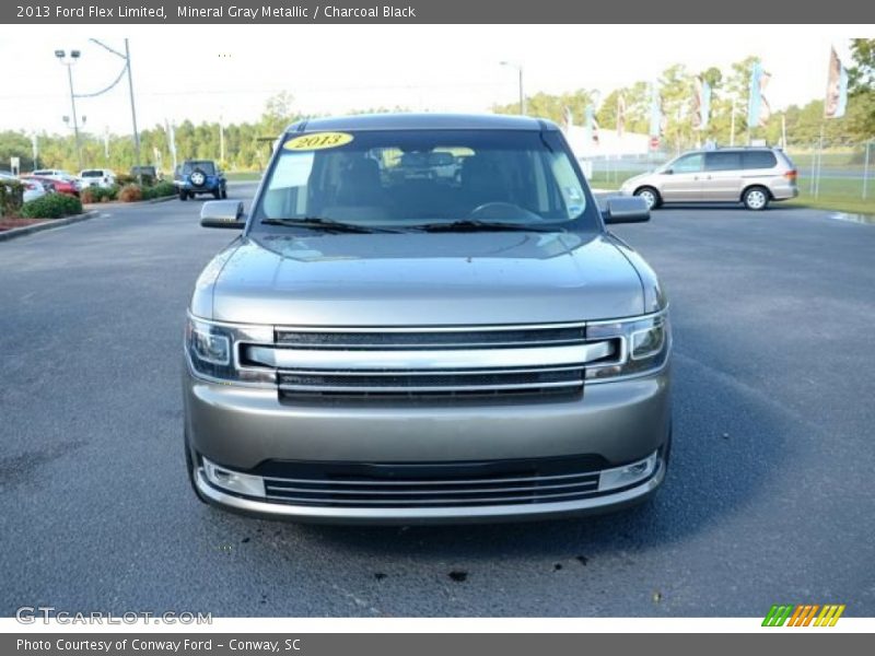 Mineral Gray Metallic / Charcoal Black 2013 Ford Flex Limited