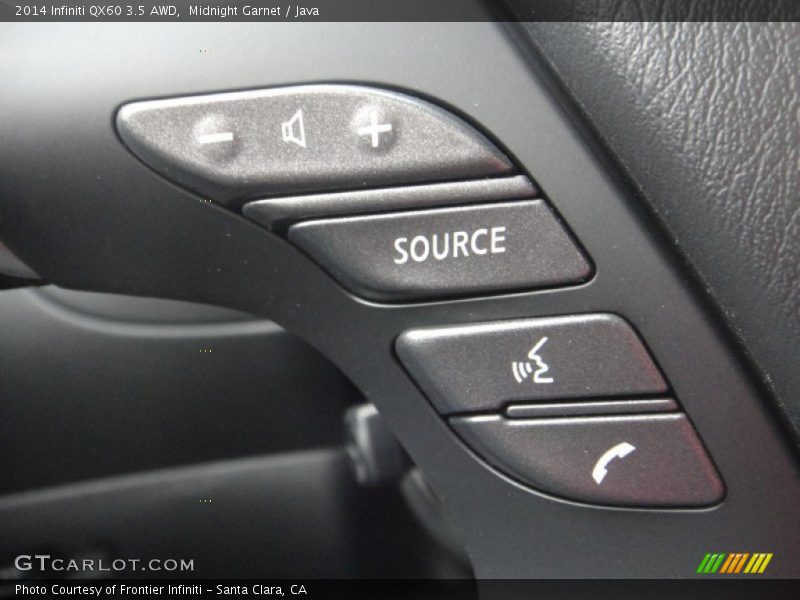 Controls of 2014 QX60 3.5 AWD