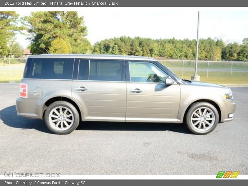 Mineral Gray Metallic / Charcoal Black 2013 Ford Flex Limited