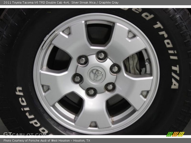Silver Streak Mica / Graphite Gray 2011 Toyota Tacoma V6 TRD Double Cab 4x4