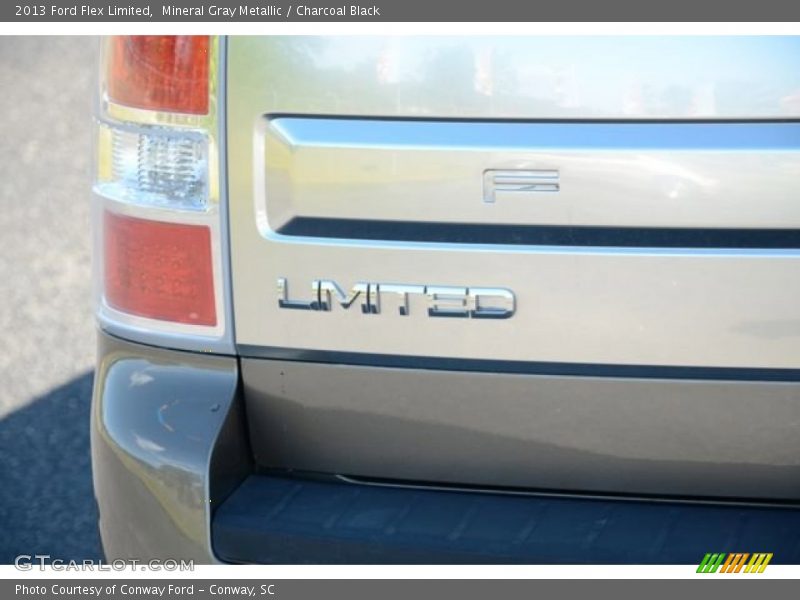 Mineral Gray Metallic / Charcoal Black 2013 Ford Flex Limited